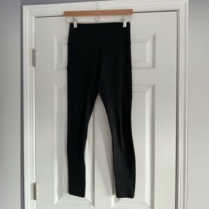 Aerie Chill Play Move High Waisted Black Leggings M